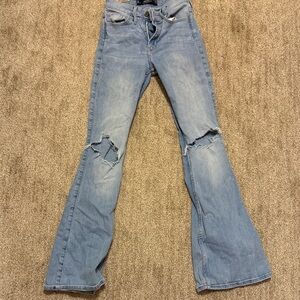 Hollister Light Blue Flare Jeans